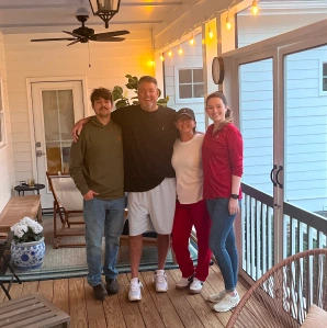 Warm Porch Gathering with Family