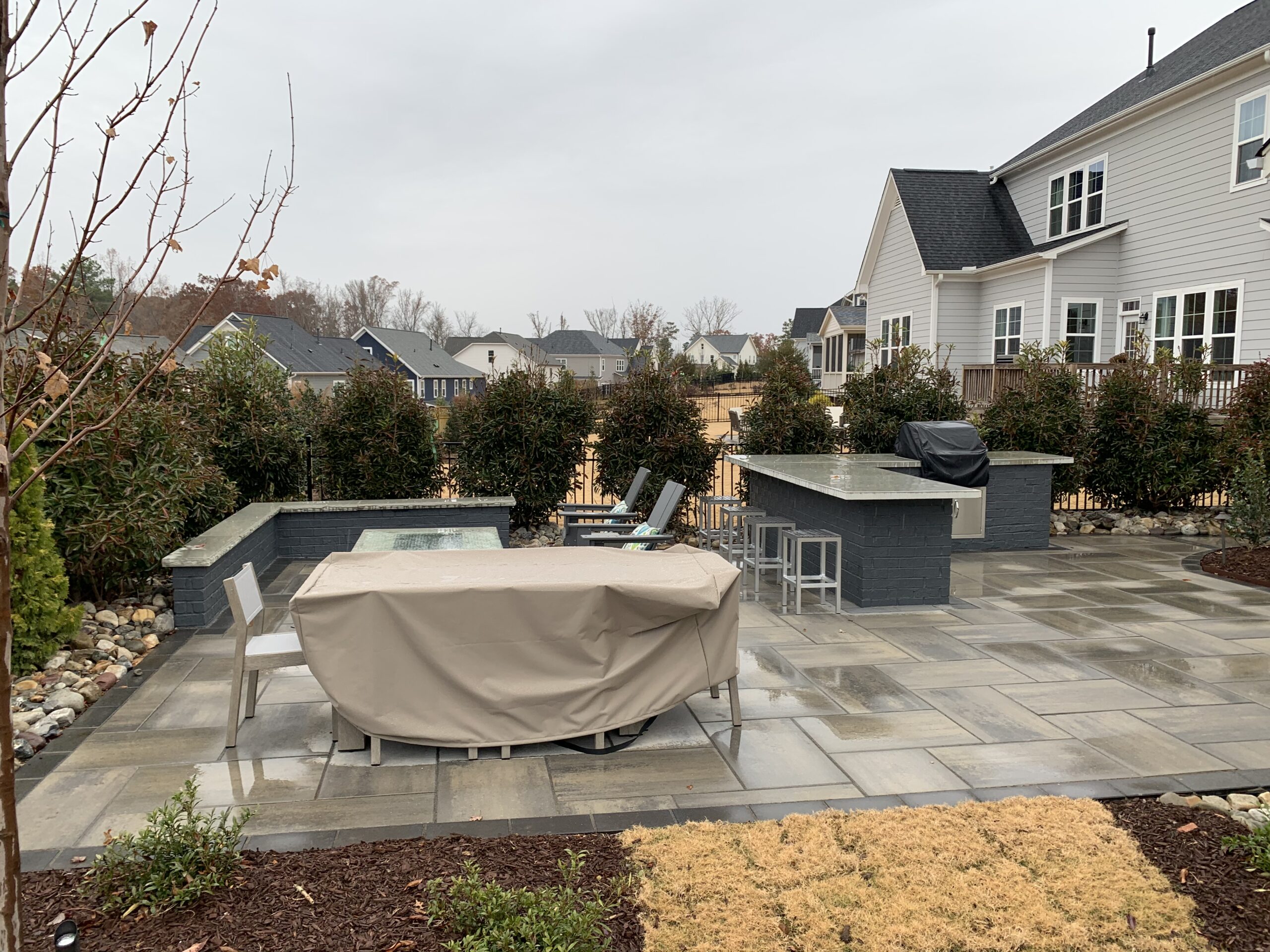 Luxury Outdoor Kitchen and Patio