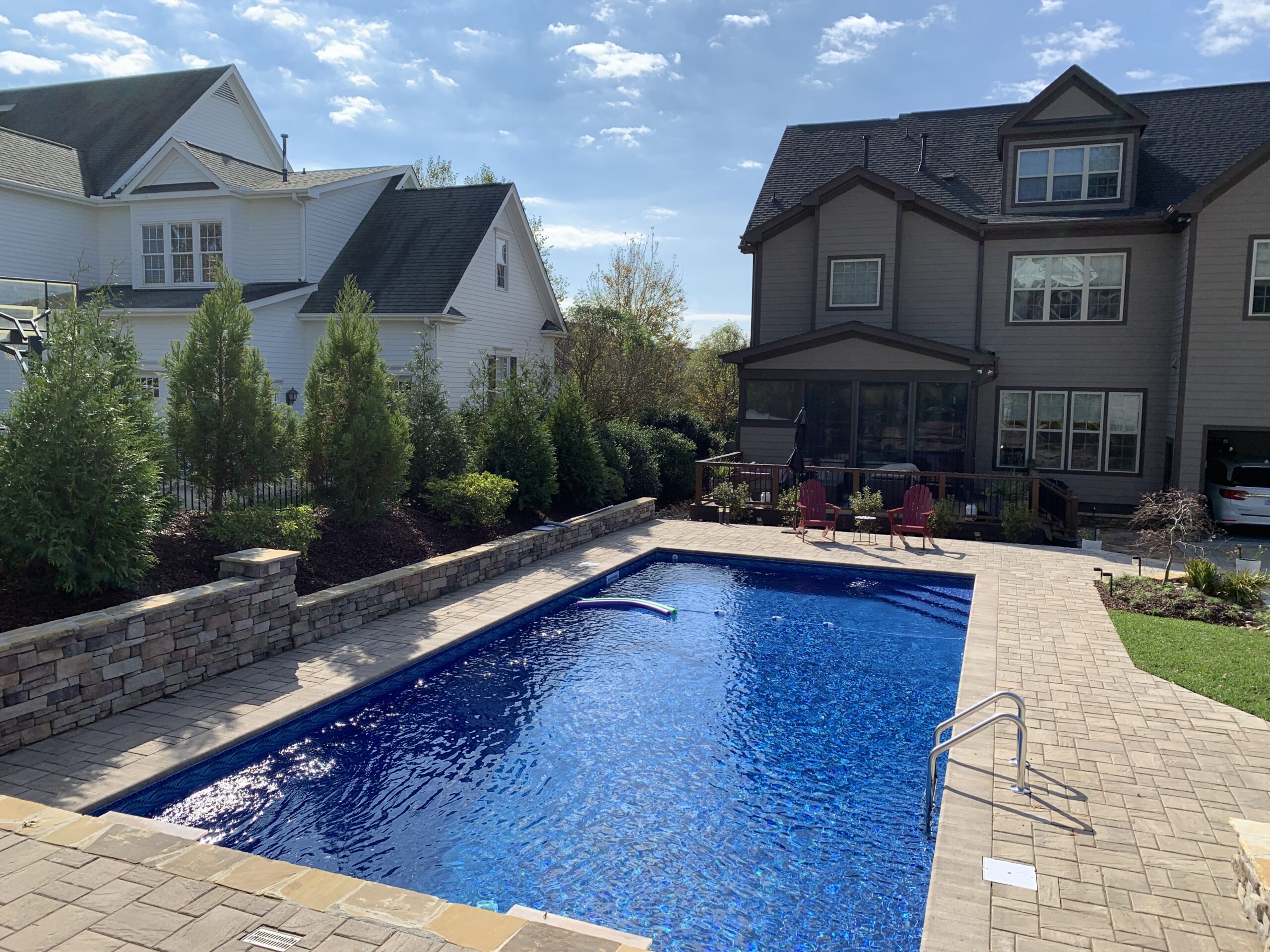 Beautiful Backyard Pool Oasis