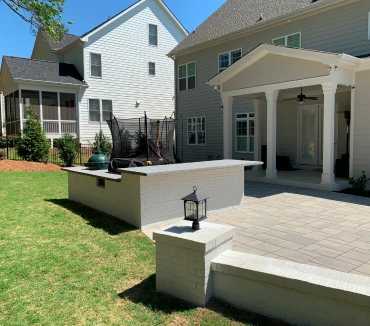 Elegant Backyard Patio and Grill